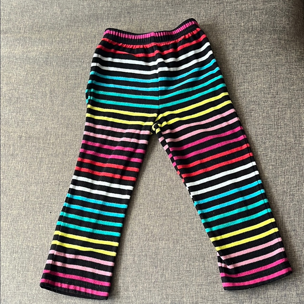 Colorful Striped Kids Cozy Pants